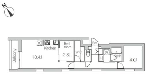 グランデュオ富ヶ谷2　304号室　間取り