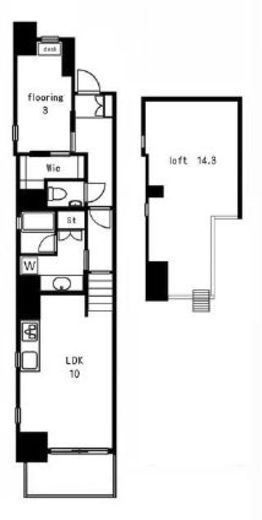 ソレア　402号室　間取り