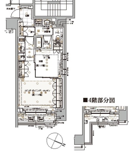 レ・ジェイドクロス千代田神保町　406号室　間取り