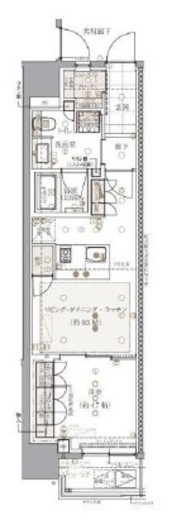 レ・ジェイドクロス千代田神保町　502号室　間取り