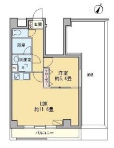 カスタリア千駄ヶ谷　304号室　間取り