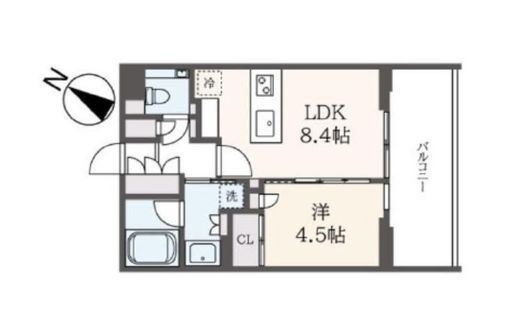 アトラス青山レジデンシャル　304号室　間取り