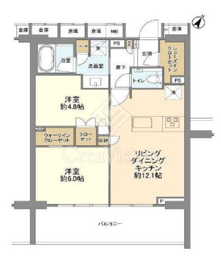 アトラス青山レジデンシャル　3F3号室　間取り