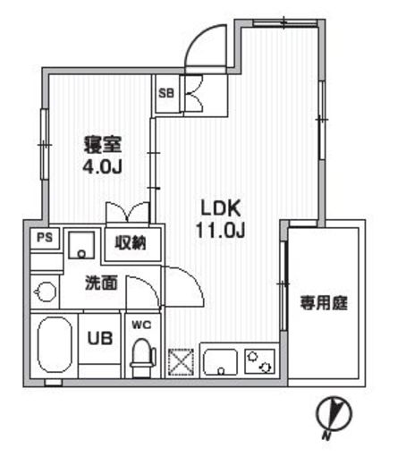 FARE恵比寿 (ファーレ恵比寿)　104号室　間取り