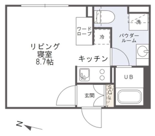 PASEO代々木 (パセオ代々木)　302号室　間取り