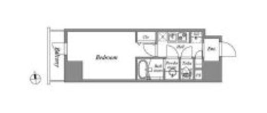 QUALITAS秋葉原 (クオリタス秋葉原)　302号室　間取り