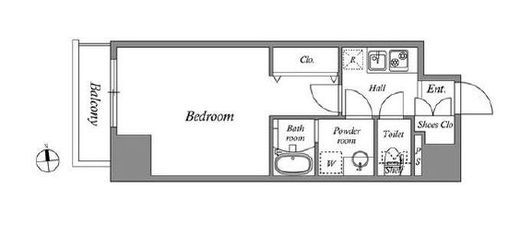 QUALITAS秋葉原 (クオリタス秋葉原)　303号室　間取り