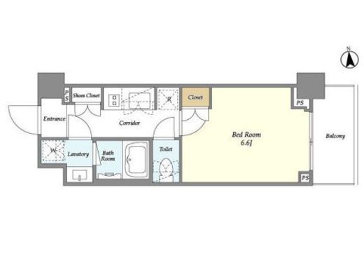 オアーゼ新宿市谷薬王寺　117号室　間取り
