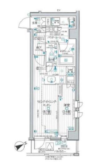 デュオステージ下落合　204号室　間取り