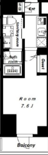 animo kudan (アニモクダン)　702号室　間取り