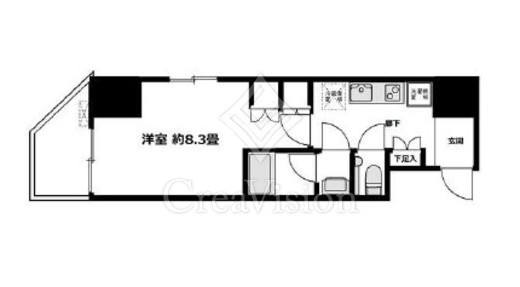 プライム虎ノ門　601号室　間取り