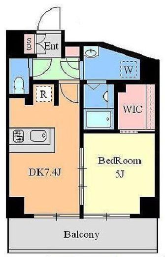 プルミエール飯田橋　205号室　間取り