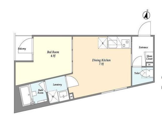FLUFFY西早稲田 (フラッフィー西早稲田)　701号室　間取り