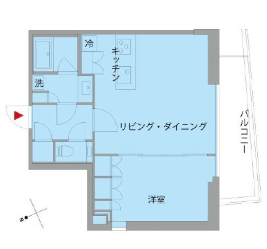 エス・テラス南青山　903号室　間取り