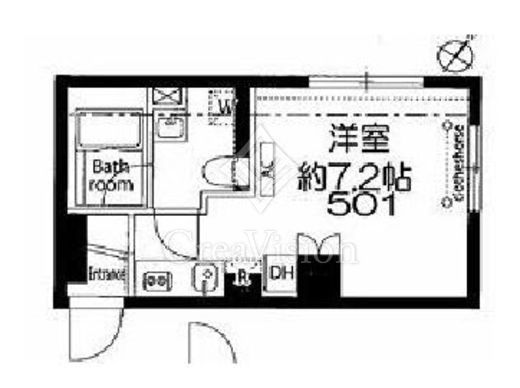 アヴァンタージュ恵比寿　501号室　間取り