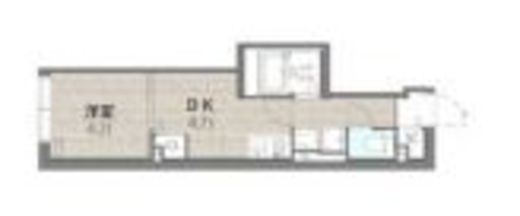 エルファーロ神楽坂Ⅱ　301号室　間取り