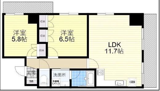 Brentwood恵比寿 (ブレントウッド恵比寿)　903号室　間取り