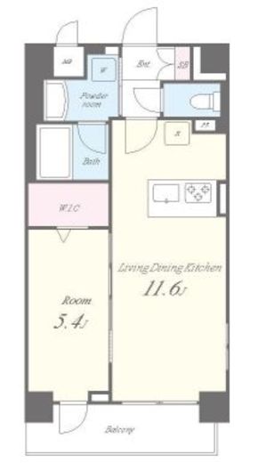 フェリシータ戸山　401号室　間取り