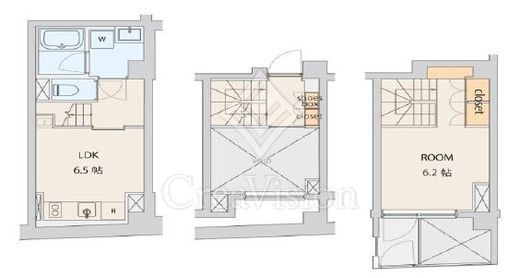 エスセナーリオ牛込柳町　105号室　間取り