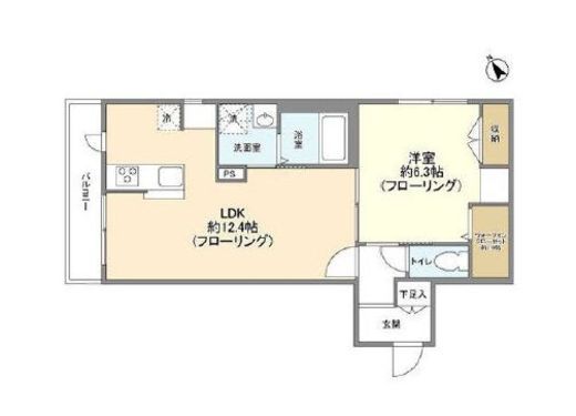 KI南青山　201号室　間取り