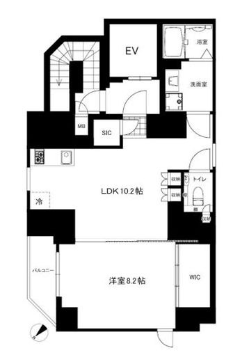 クリアルプレミア恵比寿 (CREALpremier恵比寿)　601号室　間取り