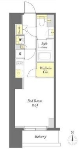 プライムメゾン日本橋馬喰町　603号室　間取り
