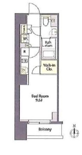 プライムメゾン日本橋馬喰町　703号室　間取り