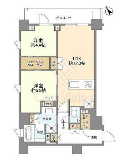 ピアース渋谷本町レジデンス　301号室　間取り