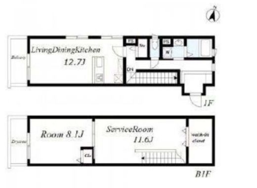 ラ・グレース　107号室　間取り