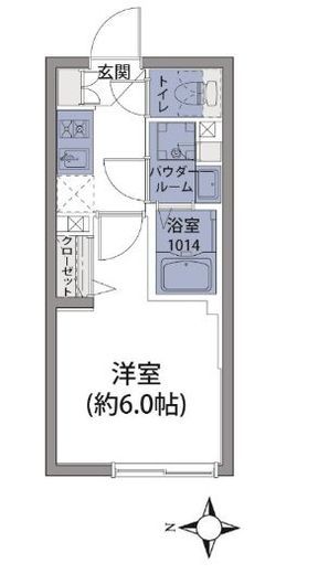 ルネサンスコート高田馬場Patria　103号室　間取り