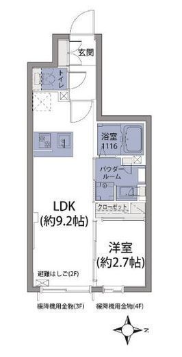 ルネサンスコート高田馬場Patria　402号室　間取り