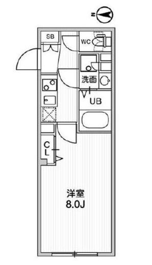 ルネサンスコート高田馬場Patria　405号室　間取り