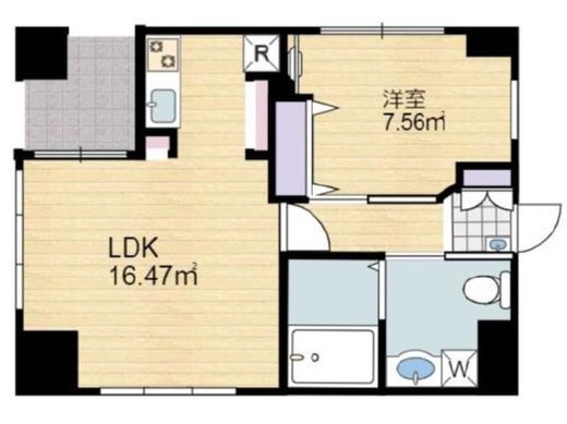 イーストワン日本橋本町　401号室　間取り