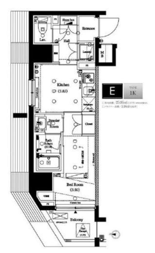 アクサス渋谷初台　601号室　間取り