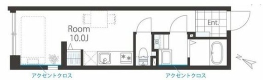 Crea渋谷初台 (クレア渋谷初台)　101号室　間取り