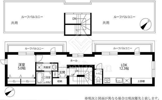 ザ・レジデンス南青山７丁目　3F1号室　間取り