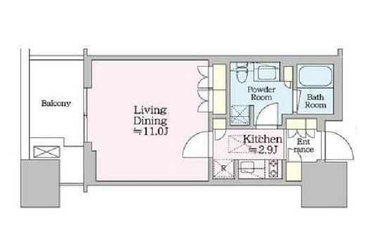 麻布台ヒルズレジデンスB　1224号室　間取り