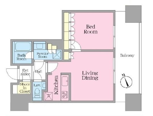 麻布台ヒルズレジデンスB　2111号室　間取り