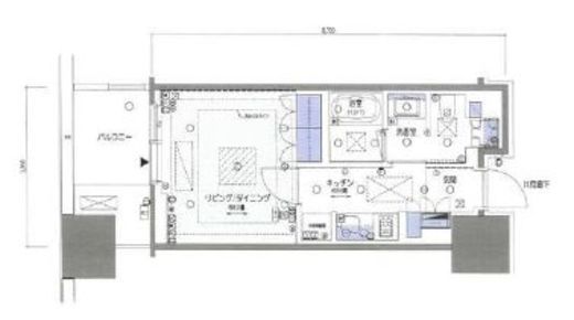 麻布台ヒルズレジデンスB　813号室　間取り