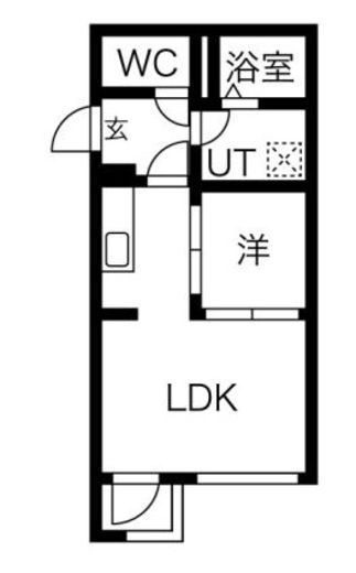 kinomori代々木上原 (キノモリ代々木上原)　303号室　間取り