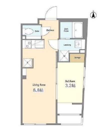 ミリアレジデンス早稲田山吹町　503号室　間取り