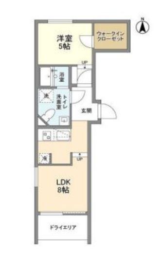 ミリアレジデンス早稲田山吹町　101号室　間取り