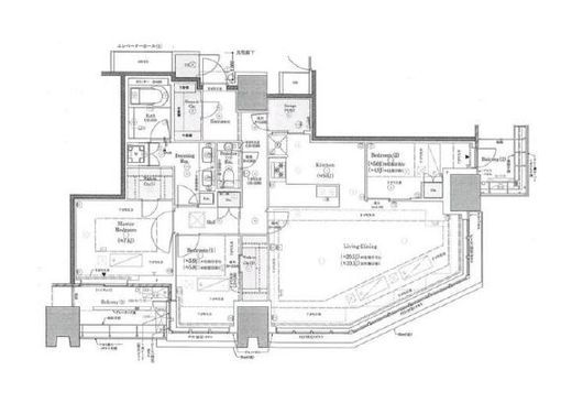 プラウドタワー渋谷　1704号室　間取り