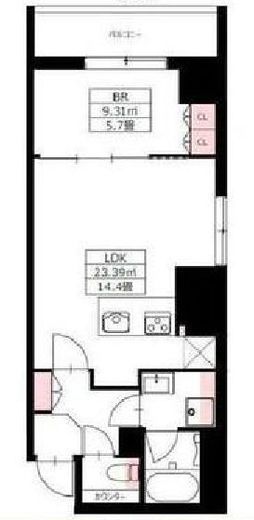 Nifit NIHONBASHI YOKOYAMACHO (ニフィット日本橋横山町)　301号室　間取り