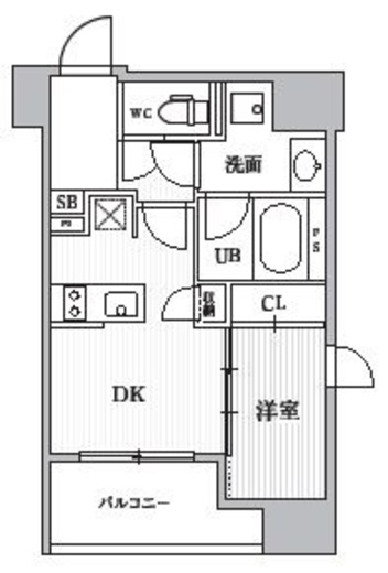 CAVANA+SHINTOMICHO (カバナプラス新富町)　201号室　間取り
