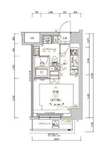 RELUXIA CITY北新宿 (リルシアシティ北新宿)　201号室　間取り