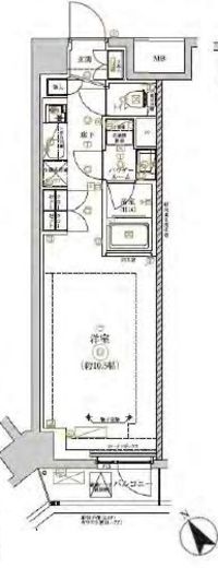 RELUXIA CITY北新宿 (リルシアシティ北新宿)　309号室　間取り
