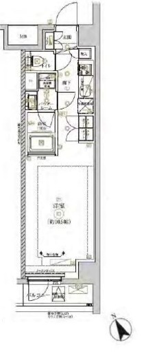 RELUXIA CITY北新宿 (リルシアシティ北新宿)　410号室　間取り