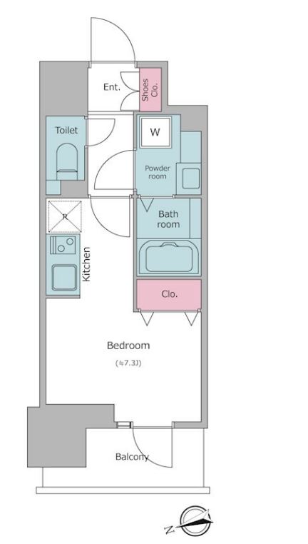 レジディア大森２　203号室　間取り
