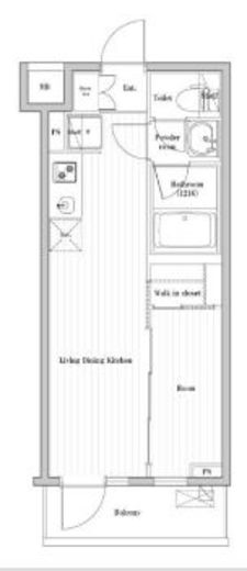 四谷三丁目ステーションレジデンス　203号室　間取り
